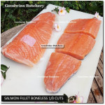 Salmon GRAVLAX fillet boneless Nordic recipe chilled MADE TO ORDER 1 & 2 inch (price/500g)